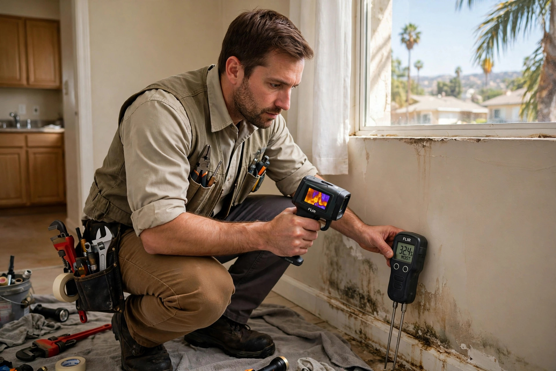 Service photo: Hidden Leak Detection