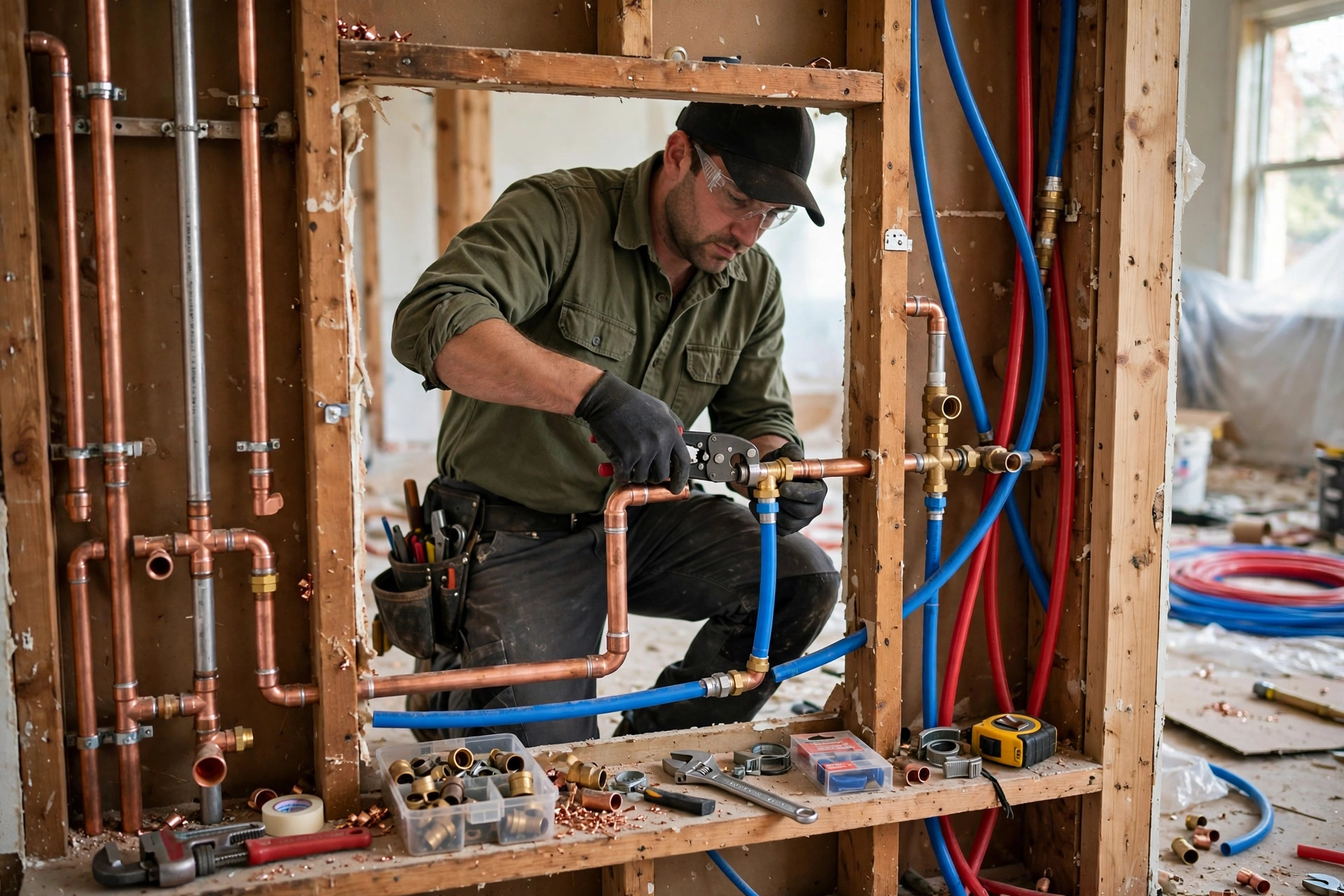 Service photo: Whole-House Repiping