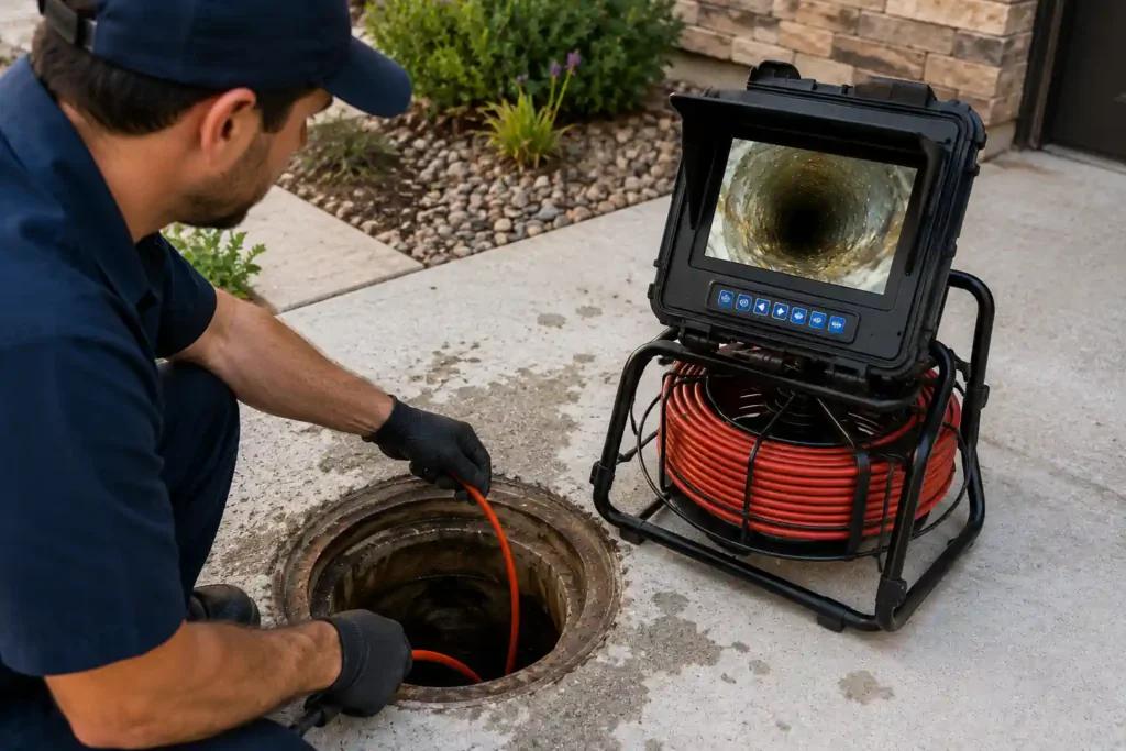 Temporary representative photo: Sewer camera inspection